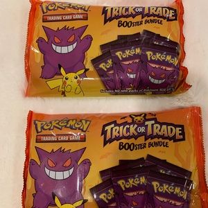 Two packs of Pokemon Trick or Trade Booster Bundle (80 mini packs total).